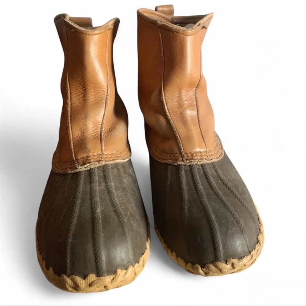 Vintage Sorel Fishhawk 70s Style Canadian Duck Boot Pull On Size 12